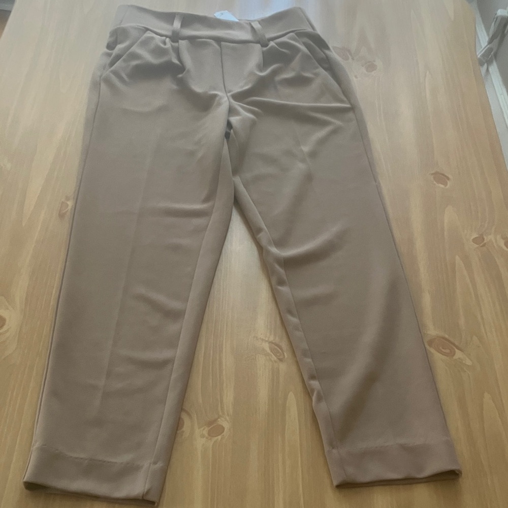 Classic Tan Women's Trousers